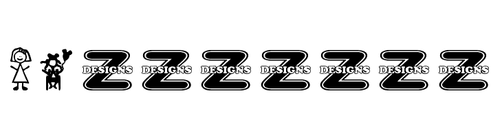 Girl Characters  Free Fonts Download