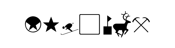 GeographicSymbols  Free Fonts Download