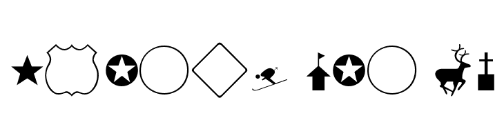 GeographicSymbols  Free Fonts Download
