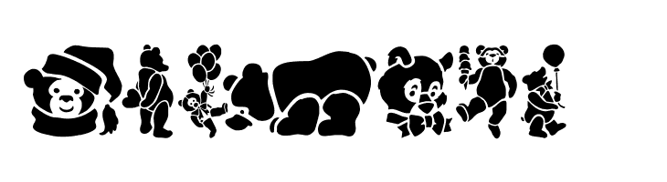 TeddyBears  Free Fonts Download