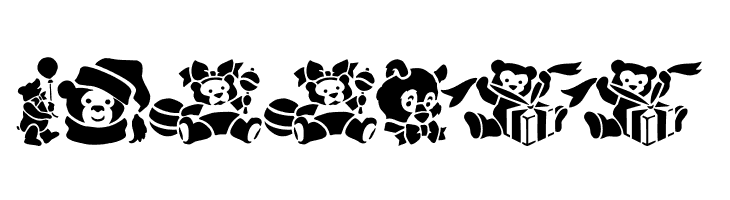 TeddyBears  Free Fonts Download