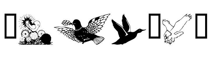 wmbirds1  Free Fonts Download