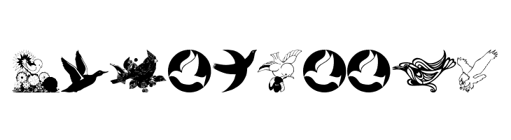 wmbirds1  Free Fonts Download