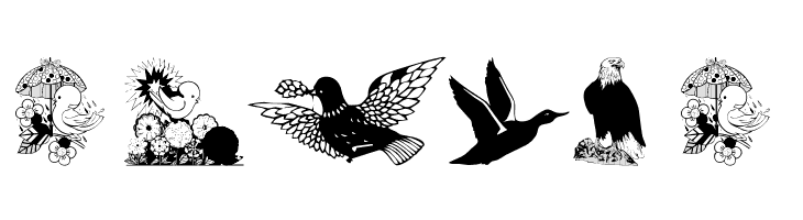 wmbirds1  Free Fonts Download