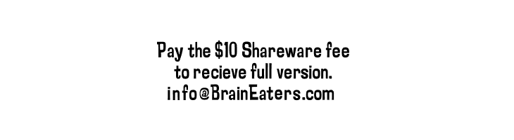 Bloodytronic SW  Free Fonts Download