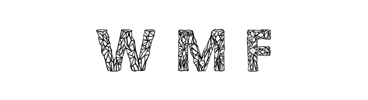 Crystalline Outline  Free Fonts Download
