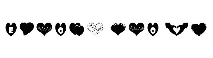 Sexy Love Hearts  Free Fonts Download