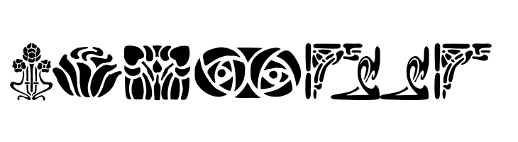 ArtNouveau1  Free Fonts Download