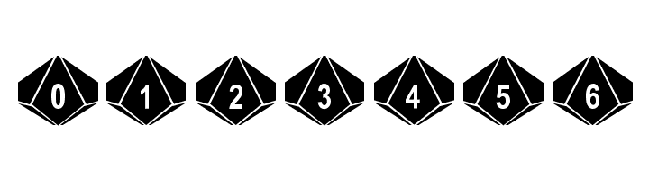 Decahedron  Free Fonts Download