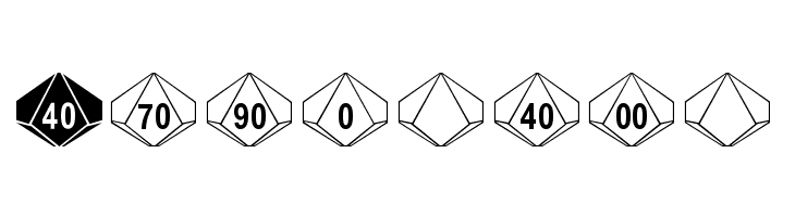 Decahedron  Free Fonts Download
