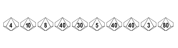 Decahedron  Free Fonts Download
