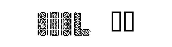 Celtic Designs I  Free Fonts Download