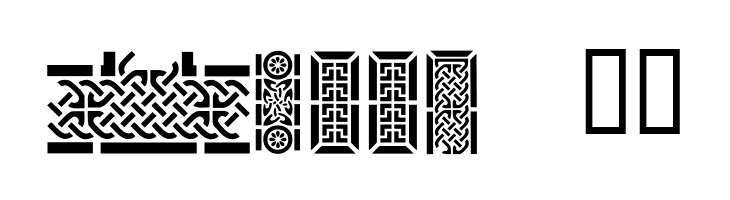 Celtic Designs I  Free Fonts Download