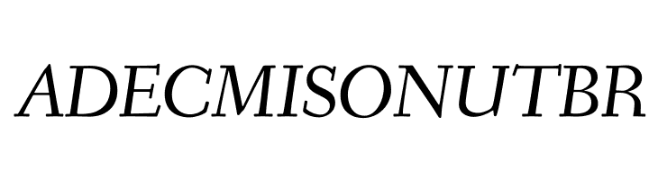 Fanwood Text TT Italic  Free Fonts Download