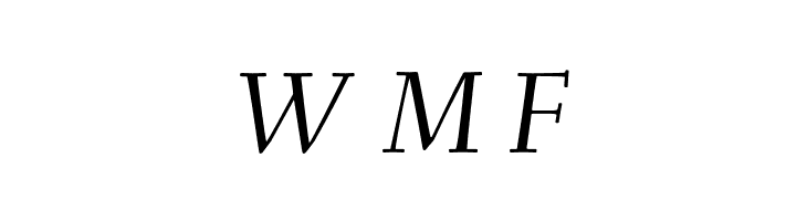 Fanwood Italic  Free Fonts Download