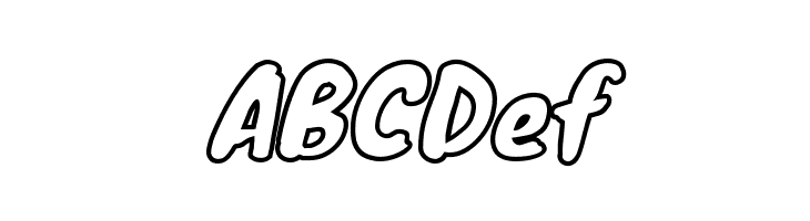 Knewave Outline Regular  Free Fonts Download