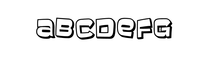 Baveuse3D-Regular  Free Fonts Download