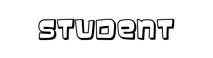 Baveuse3D-Regular  Free Fonts Download