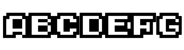 Service Games Oldskool Outline  Free Fonts Download