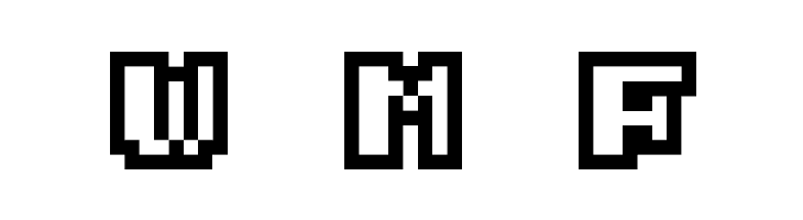 Service Games Oldskool Outline  Free Fonts Download
