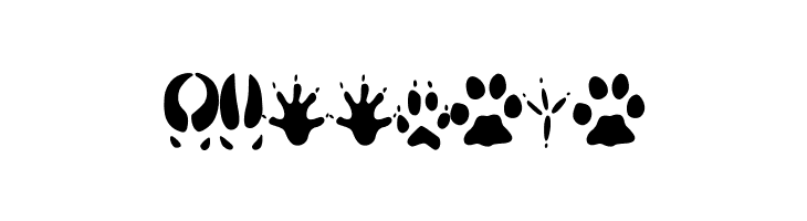 animaltracksPQSEWVRZ  Free Fonts Download