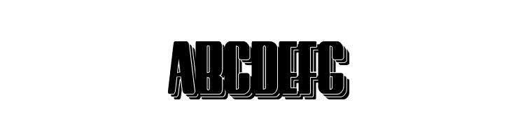 Hostil Shadow Two  Free Fonts Download