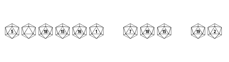 Duodecahedron  Free Fonts Download