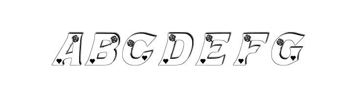 Rose_Heart  Free Fonts Download