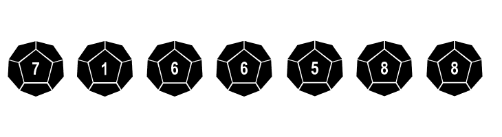 Dodecahedron  Free Fonts Download