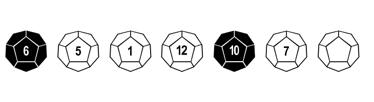 Dodecahedron  Free Fonts Download