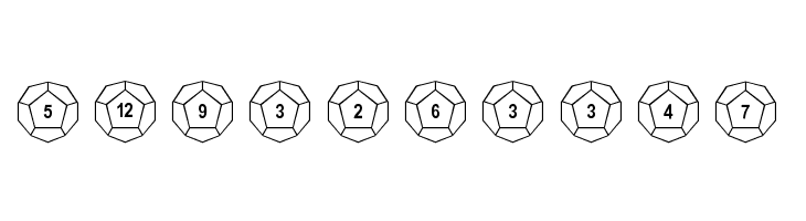 Dodecahedron  Free Fonts Download