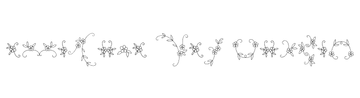 Menina Graciosa Ornaments Two  Free Fonts Download