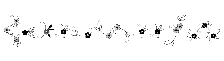 Menina Graciosa Ornaments Two  Free Fonts Download