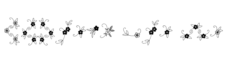 Menina Graciosa Ornaments Two  Free Fonts Download