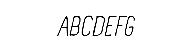 Panforte Condensed Light Italic  Free Fonts Download