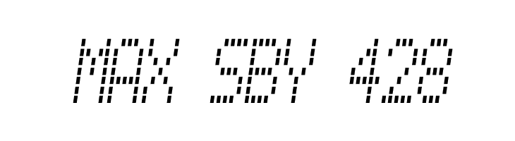 Alpine 7558M  Free Fonts Download