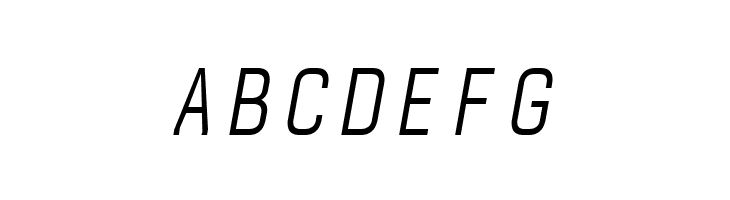 Audimat Mono LightOblique  Free Fonts Download