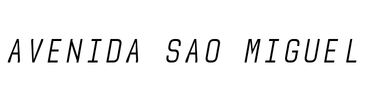 Audimat Mono LightOblique  Free Fonts Download