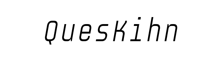 Audimat Mono LightOblique  Free Fonts Download