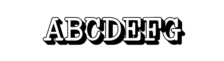 NeoBulletinExtruded  Free Fonts Download