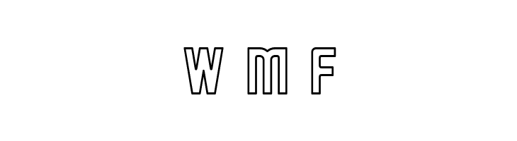 Zillah Modern Ouline  Free Fonts Download