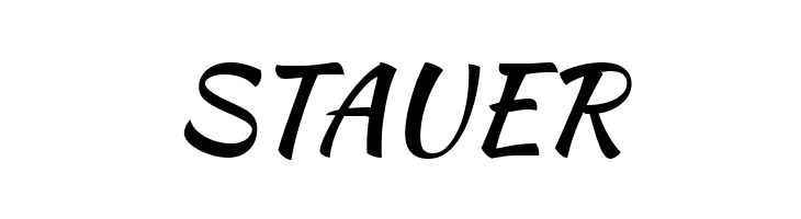 STAUER Kaushan Script Font