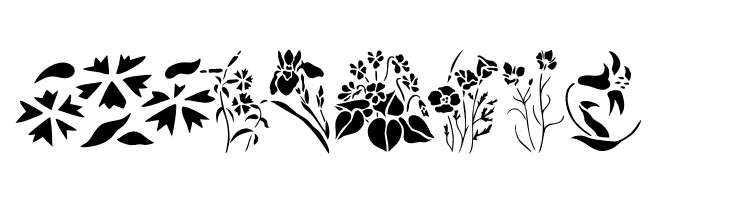 Wildflowers2  Free Fonts Download