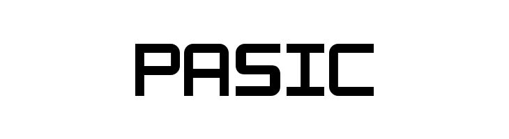 PASIC Adventure Subtitles Font