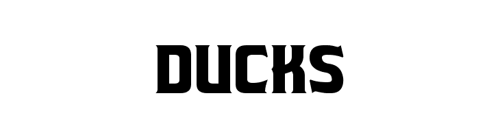 DUCKS Beastformer Font