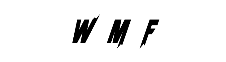 Laser Rod Oblique  Free Fonts Download