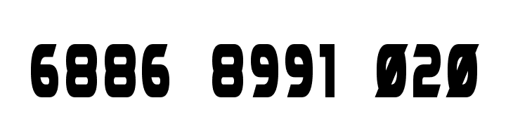 6886%2B8991%2B020 Laser Rod Font