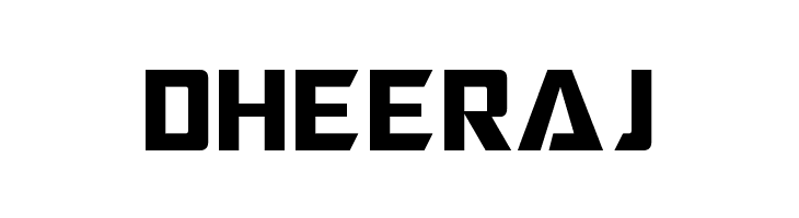 dheeraj Megatron Font