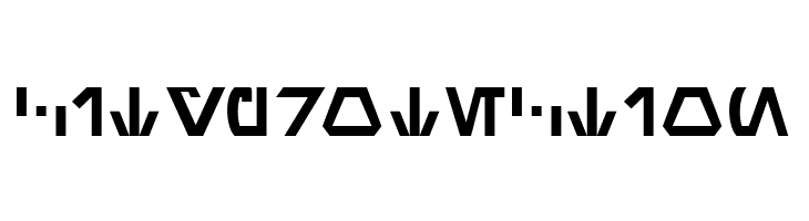 Aurebesh Normal  Free Fonts Download