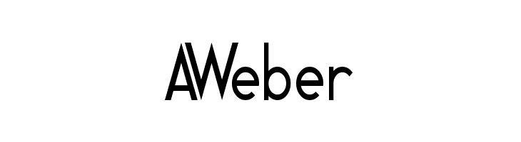 AWeber Geddes Font